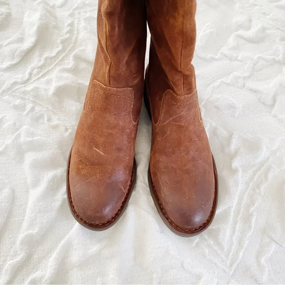 Born Borman Rust Copper Boots Size 5 New $260